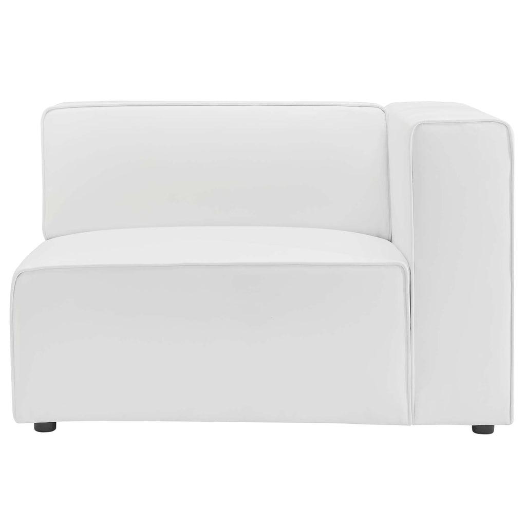 Mingle Vegan Leather Right-Arm Chair by Modway