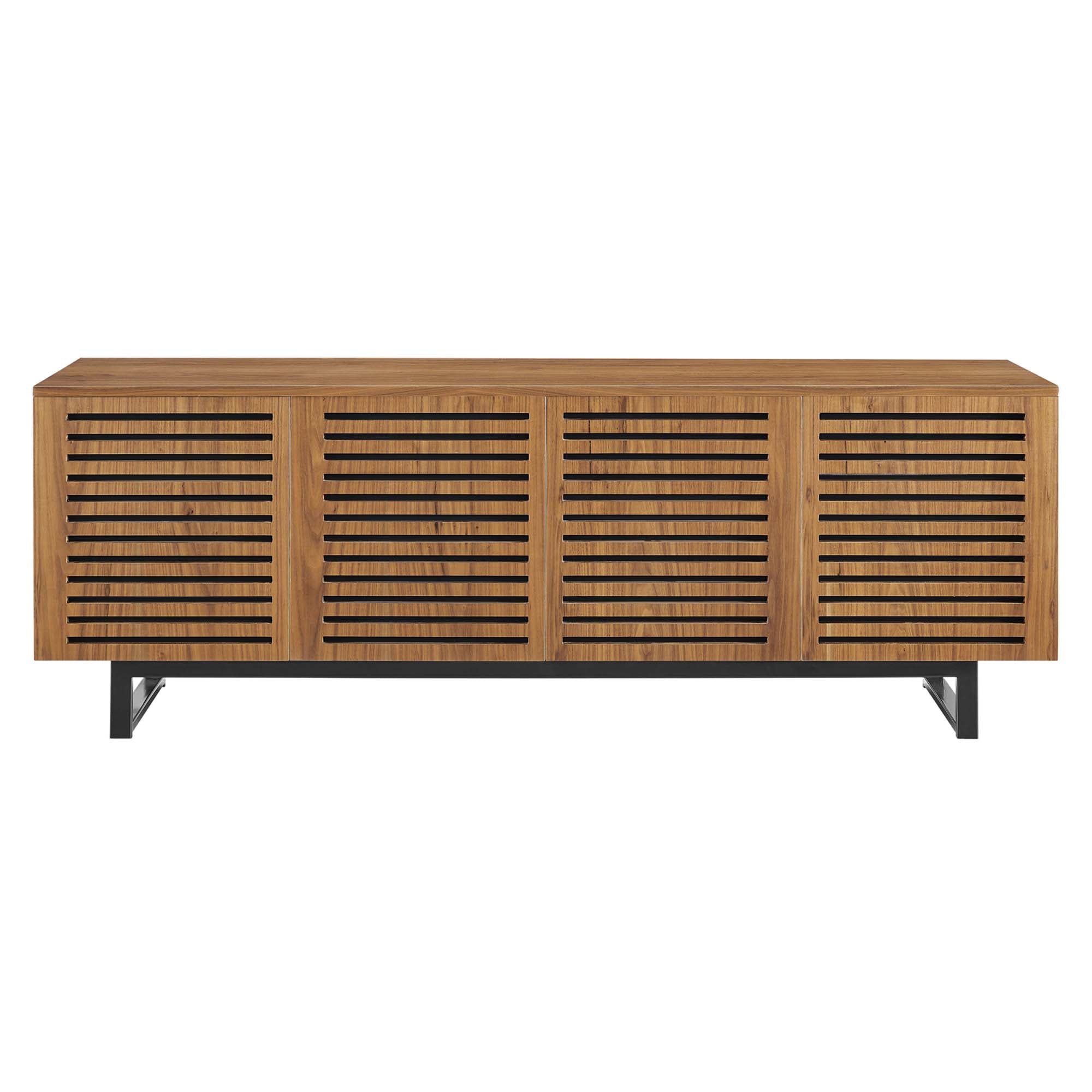 Parker 73" Walnut TV Stand by Modway