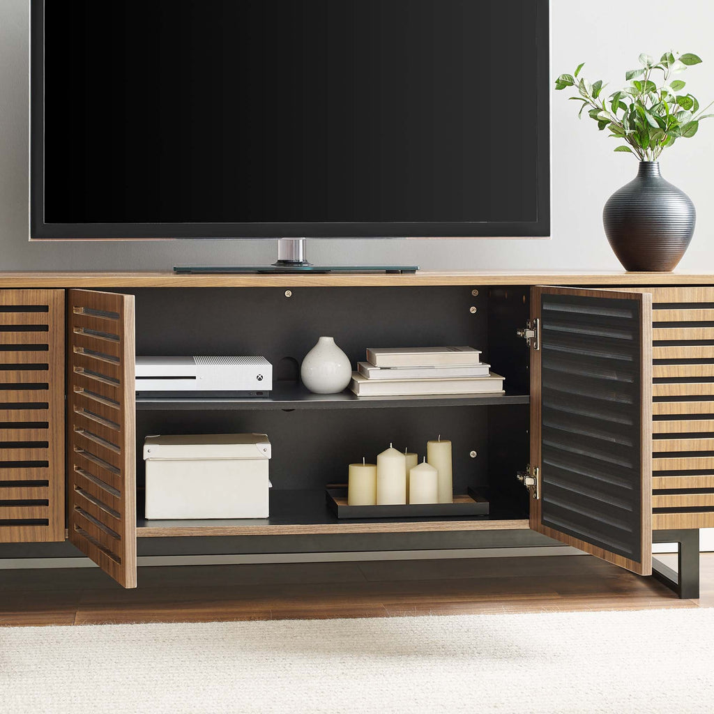 Parker 73" Walnut TV Stand by Modway