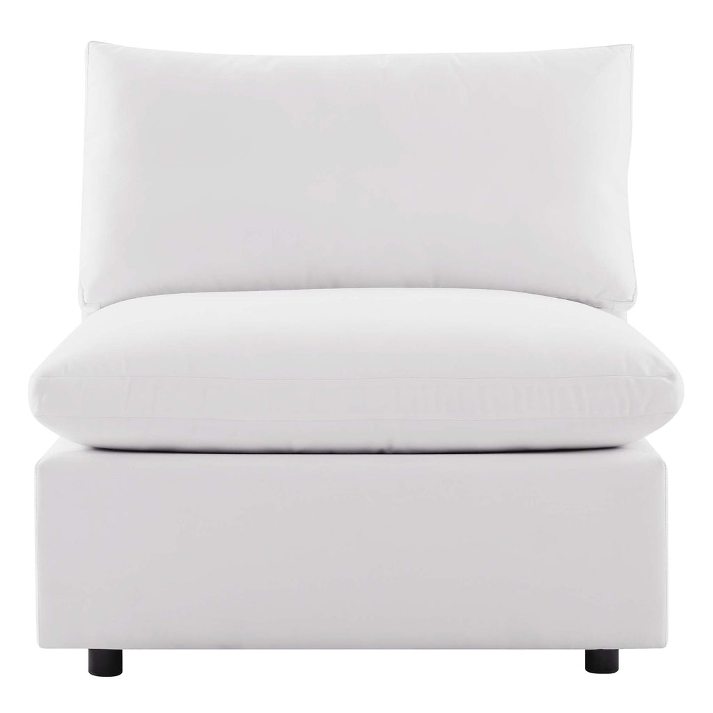 Commix Overstuffed Outdoor Patio Armless Chair by Modway