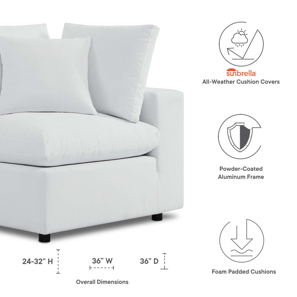 Commix Sunbrella Outdoor Patio Corner Chair by Modway