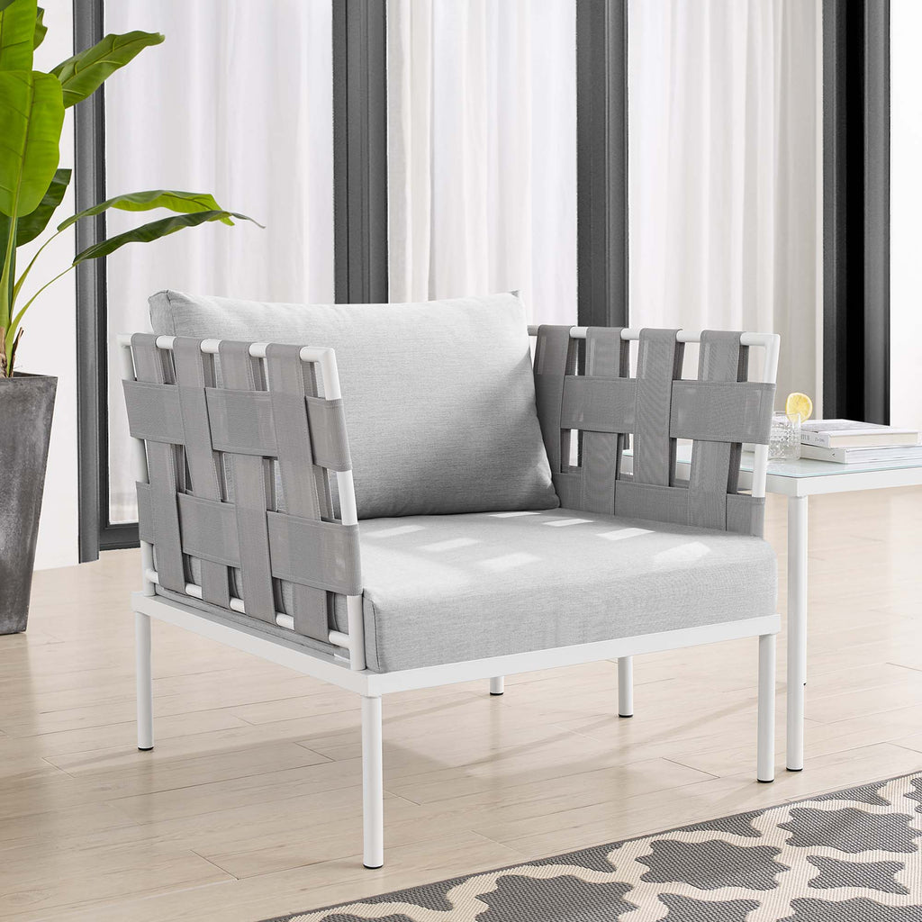 Harmony Sunbrella Outdoor Patio Aluminum Armchair by Modway