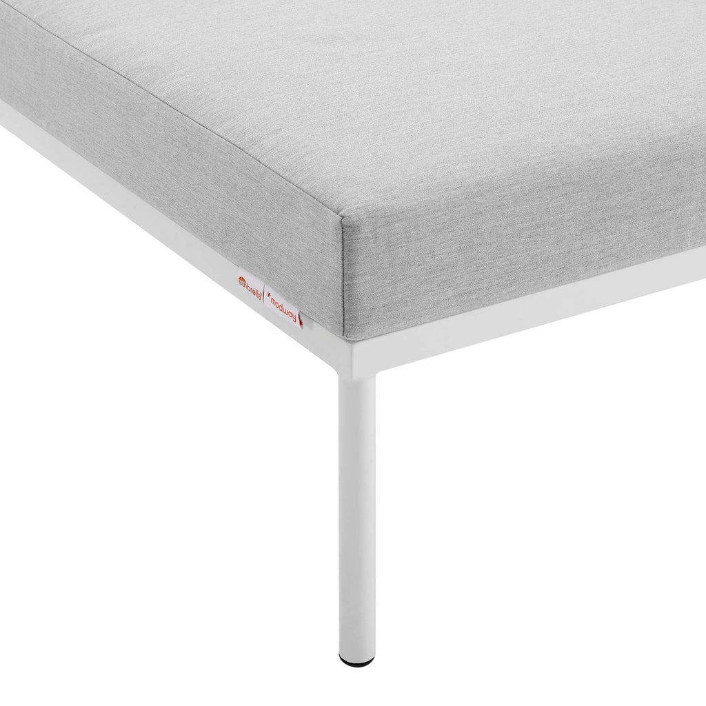 Harmony Sunbrella Outdoor Patio Aluminum Armless Chair by Modway