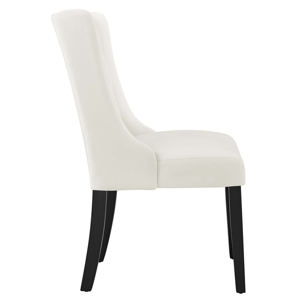 Baronet Performance Velvet Dining Chairs Set of 2 by Modway