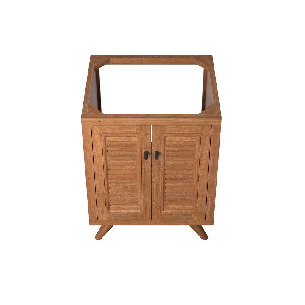 Birdie 24" Teak Wood Bathroom Vanity Cabinet