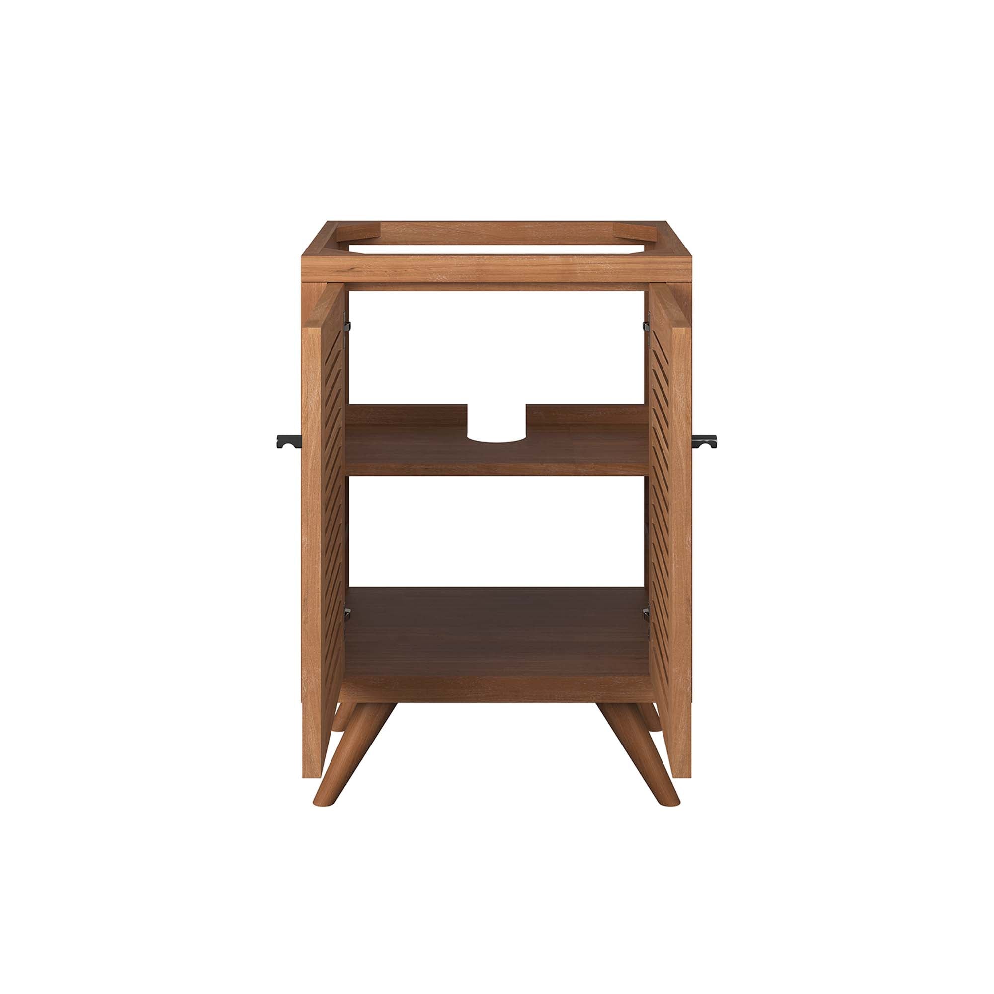 Birdie 24" Teak Wood Bathroom Vanity Cabinet