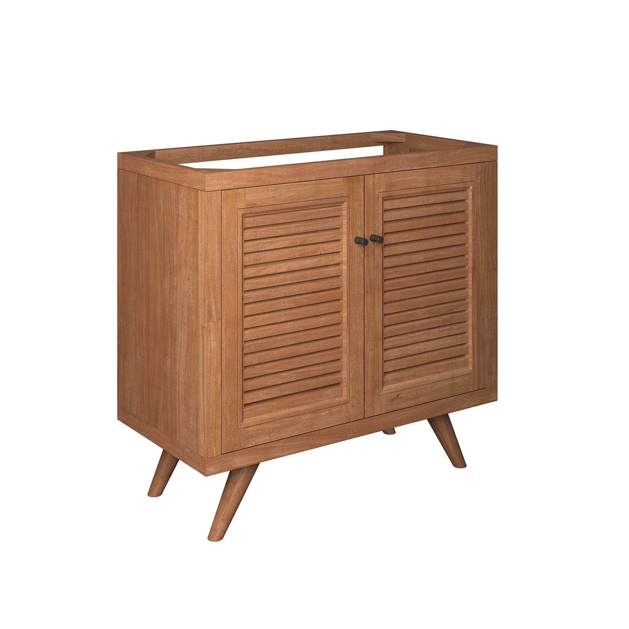 Birdie 36" Teak Wood Bathroom Vanity Cabinet