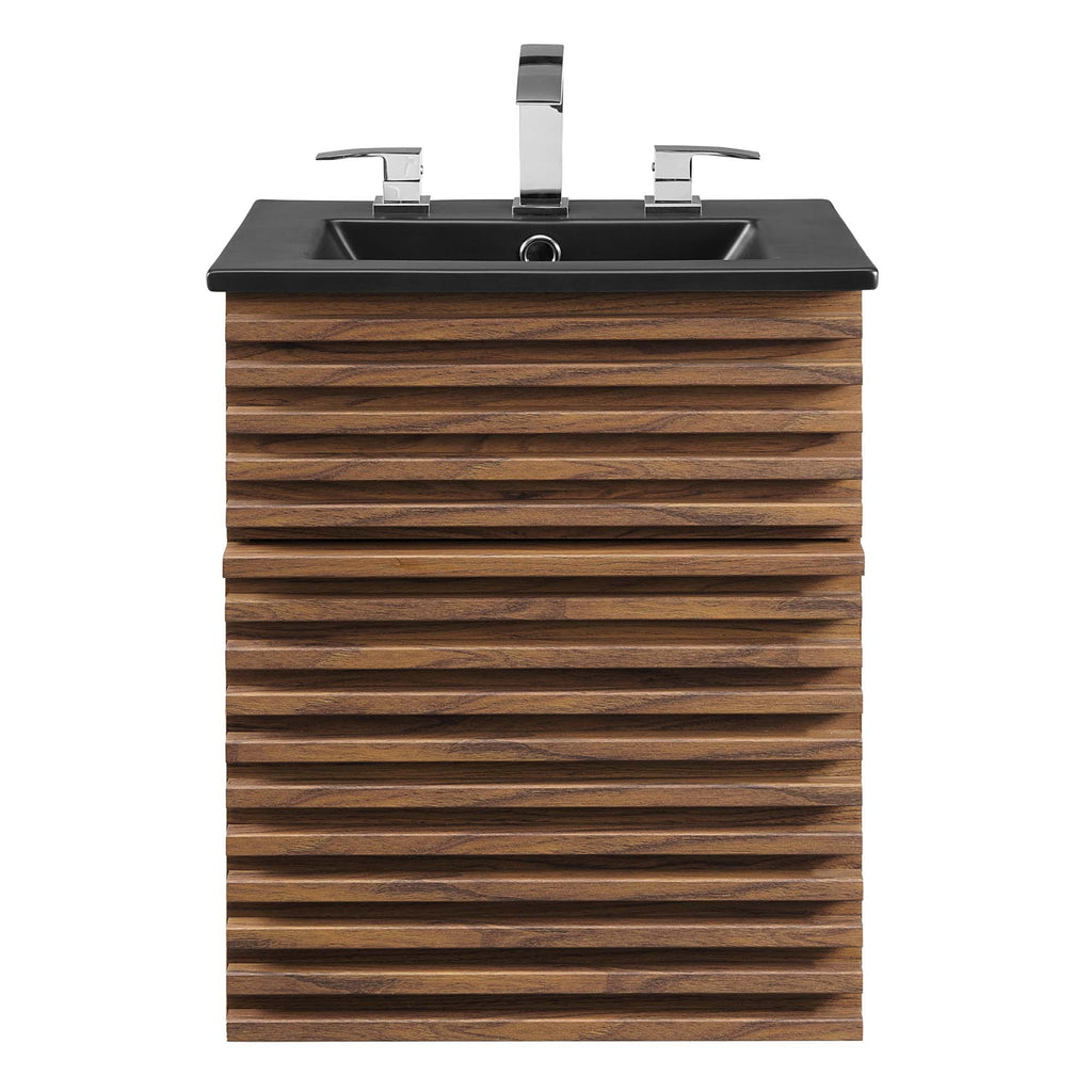 Render 18" Wall-Mount Bathroom Vanity by Modway