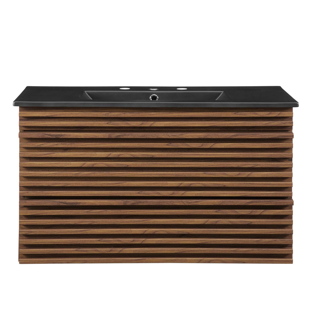 Render 36" Wall-Mount Bathroom Vanity by Modway
