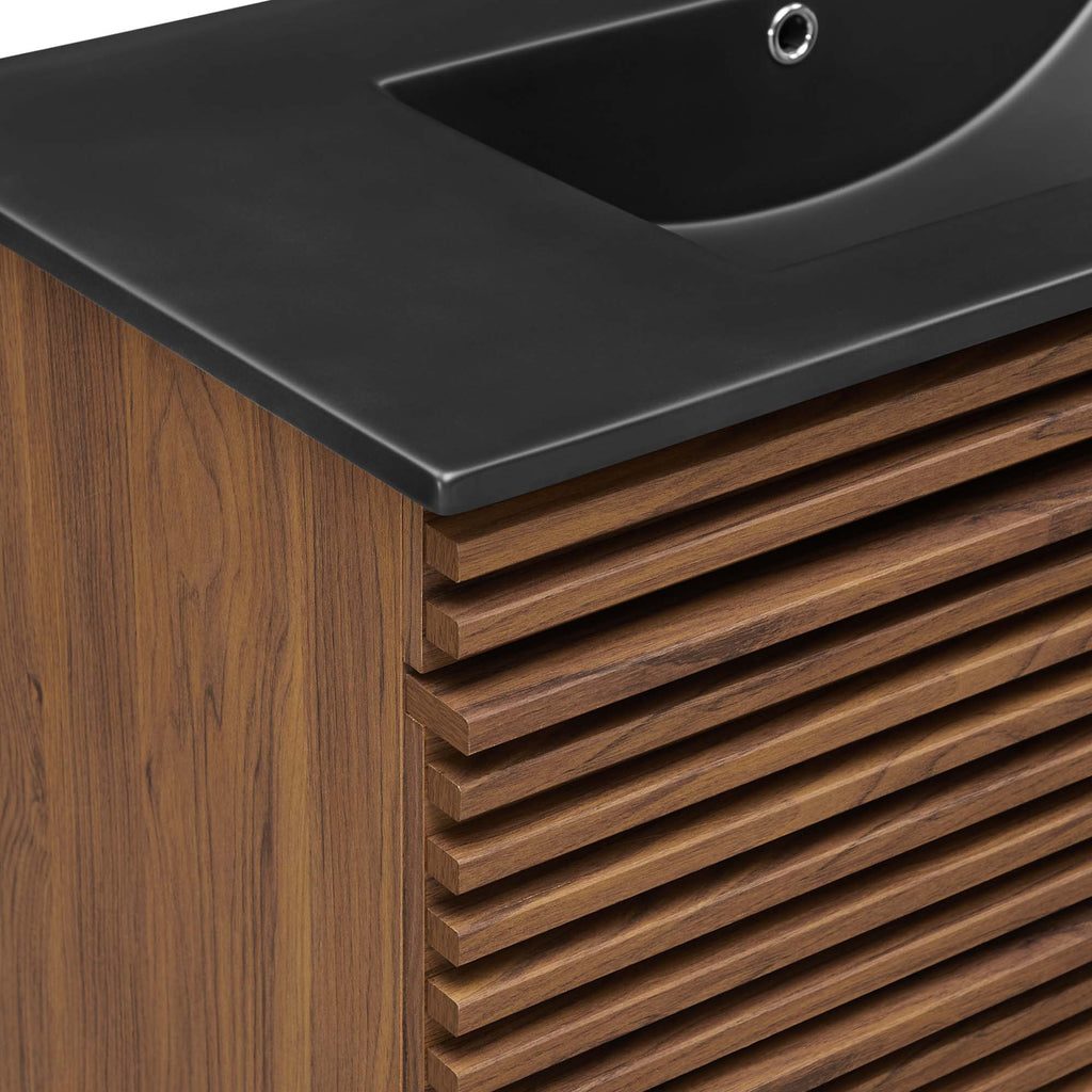 Render 36" Wall-Mount Bathroom Vanity by Modway