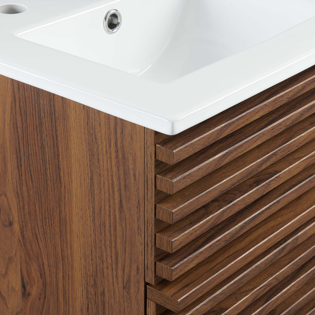 Render 18" Wall-Mount Bathroom Vanity by Modway