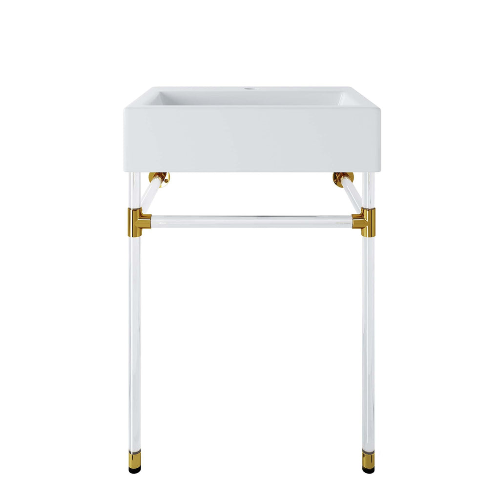 Redeem 24" Acrylic Wall-Mount Bathroom Vanity by Modway