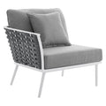 Stance Outdoor Patio Aluminum Left-Facing Armchair by Modway