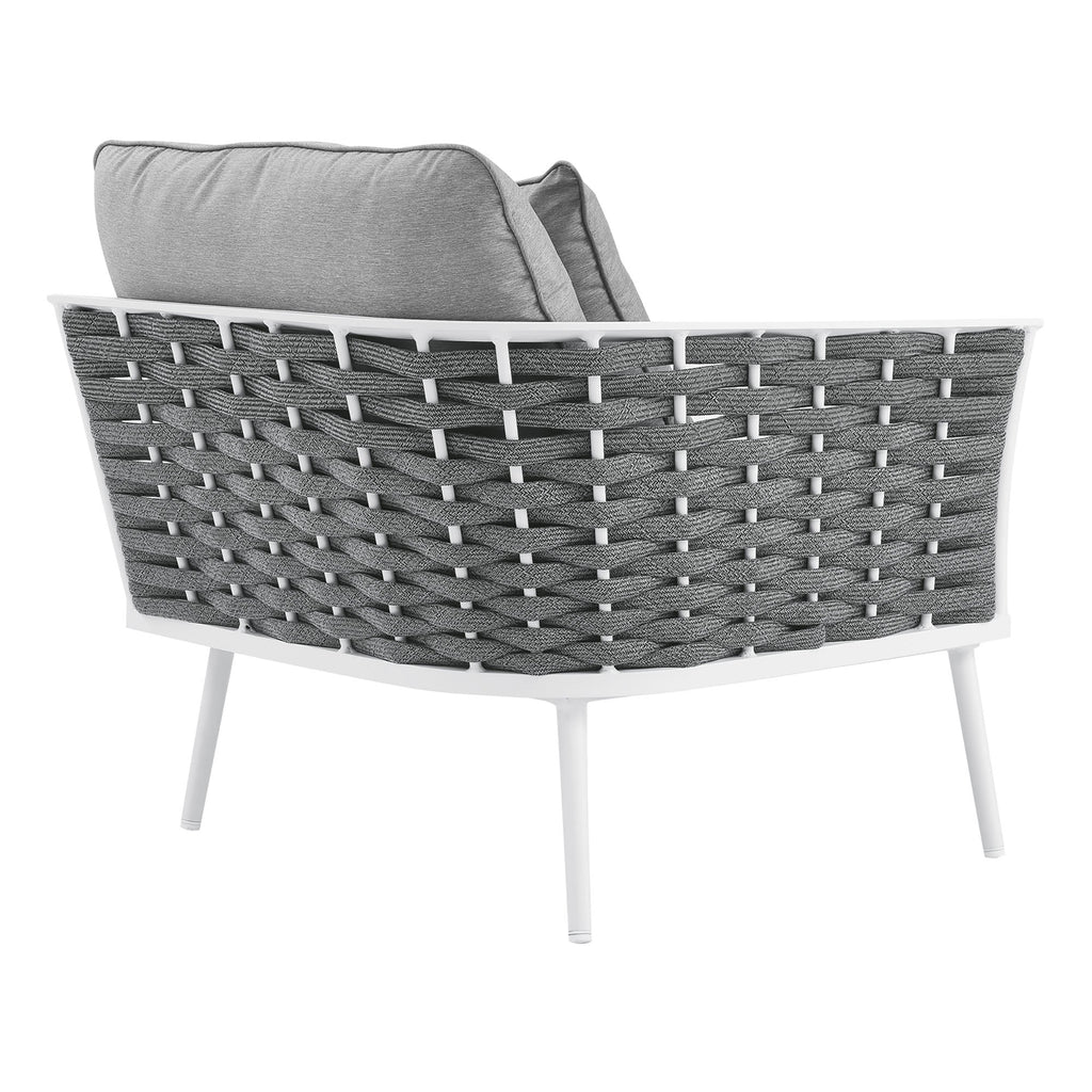Stance Outdoor Patio Aluminum Left-Facing Armchair by Modway