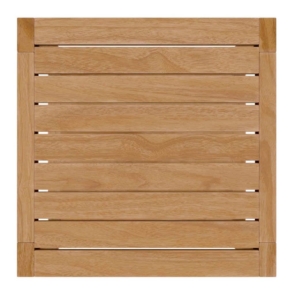 Carlsbad Teak Wood Outdoor Patio Side Table by Modway