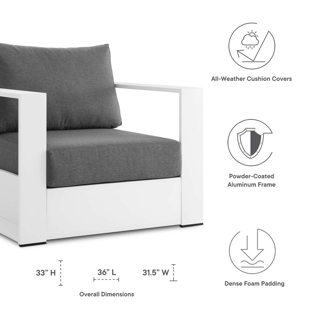 Tahoe Outdoor Patio Aluminum Armchair by Modway