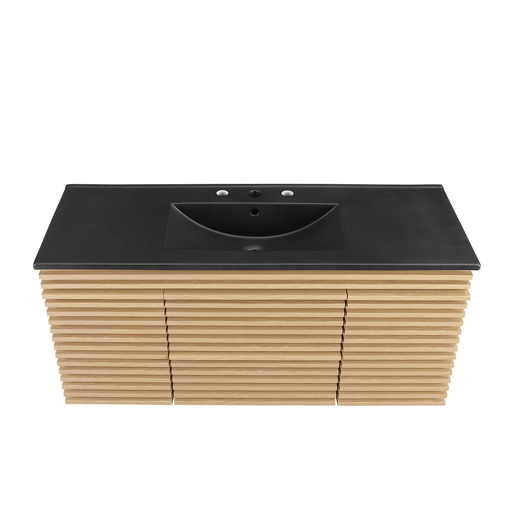 Render 48" Wall-Mount Bathroom Vanity by Modway