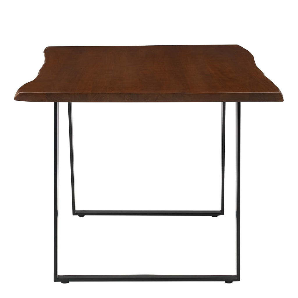 Viggo 60" Live Edge Acacia Wood Dining Table by Modway