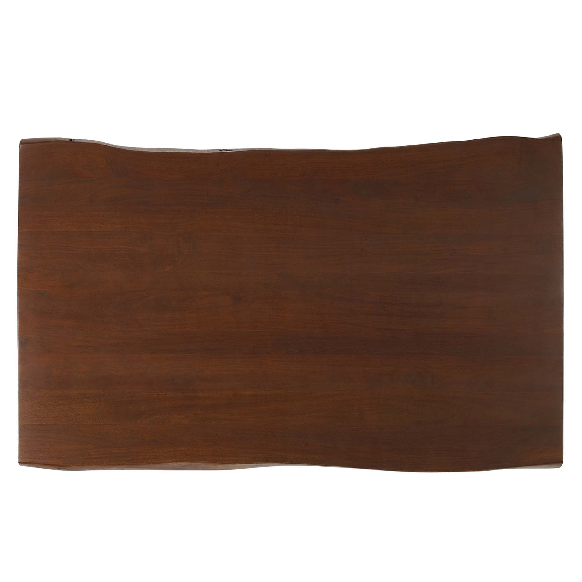 Viggo 60" Live Edge Acacia Wood Dining Table by Modway
