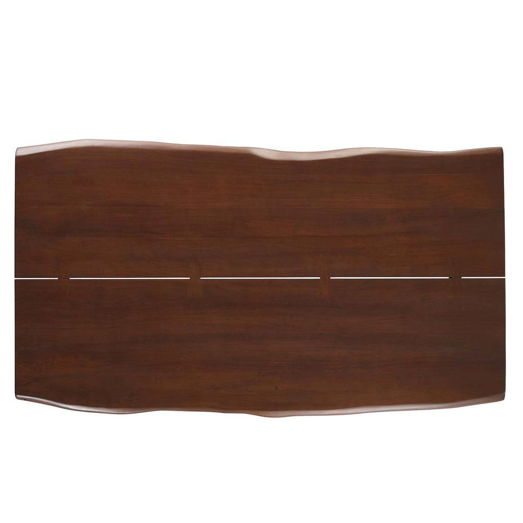 Ardor 74" Live Edge Acacia Wood Dining Table by Modway