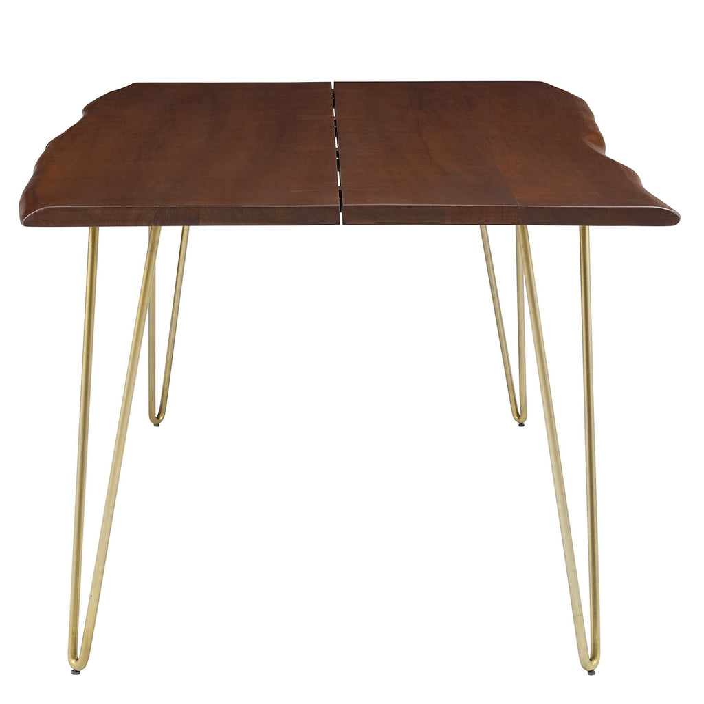 Ardor 74" Live Edge Acacia Wood Dining Table by Modway
