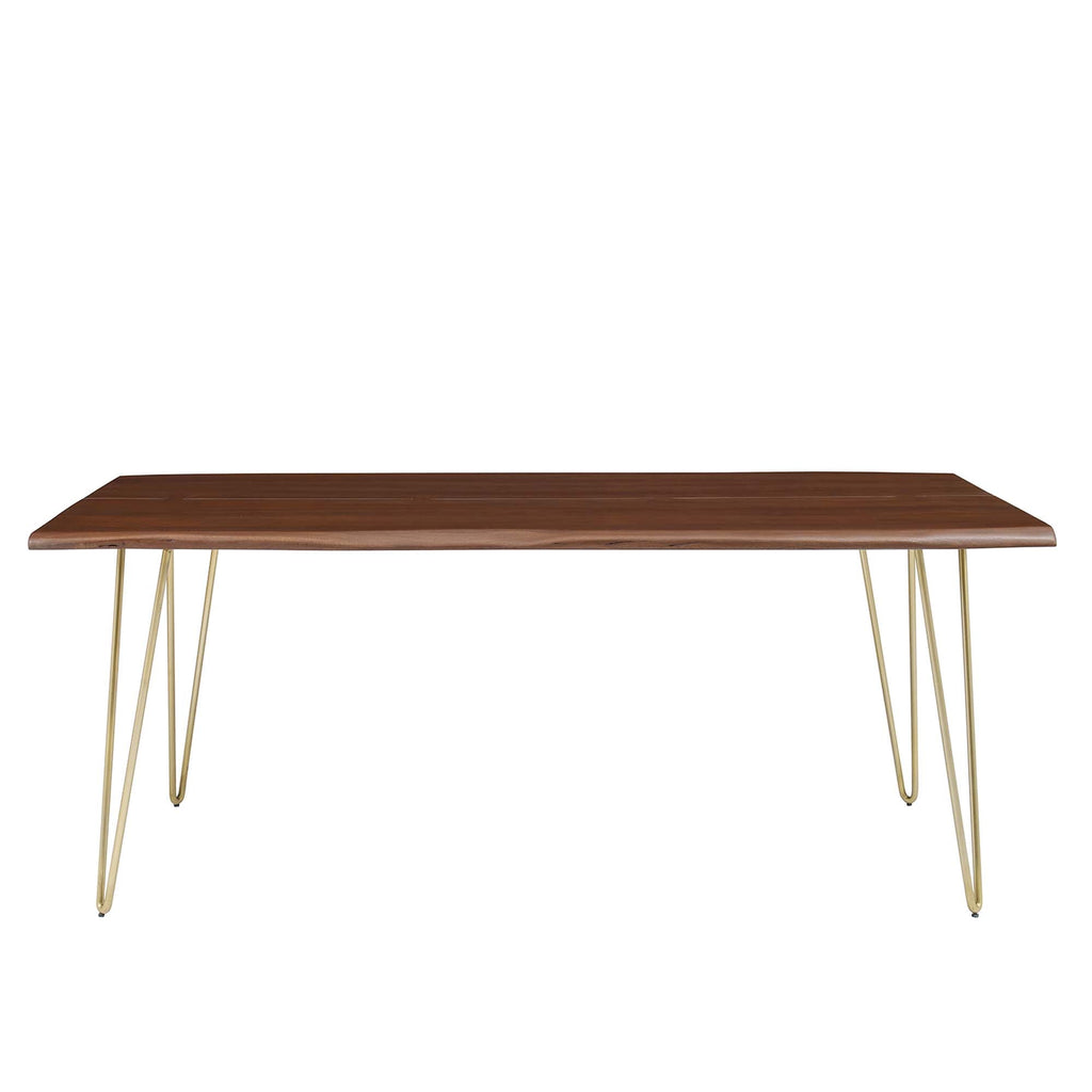 Ardor 74" Live Edge Acacia Wood Dining Table by Modway