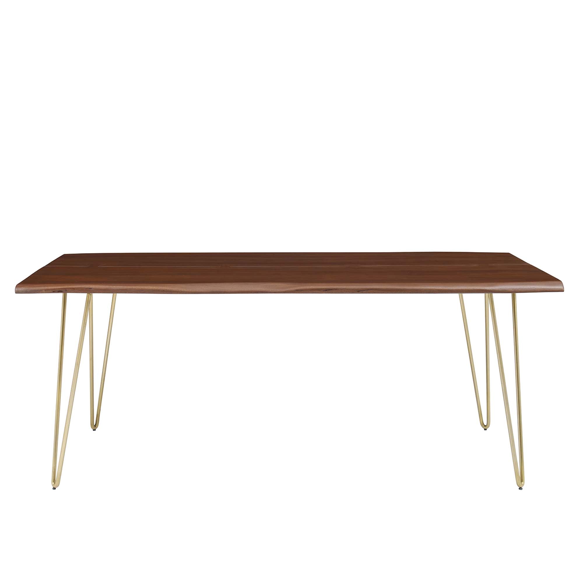 Ardor 74" Live Edge Acacia Wood Dining Table by Modway
