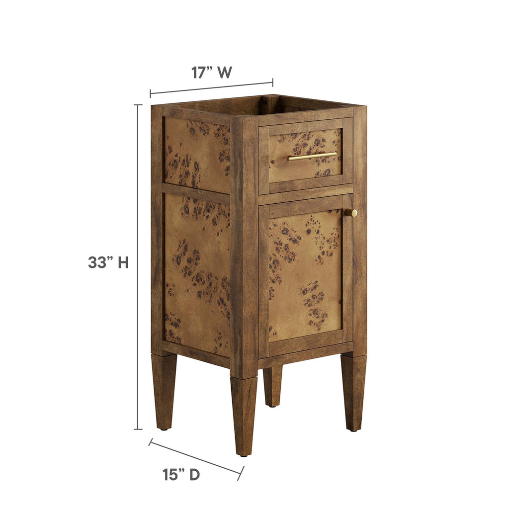 Elysian 18" Wood Bathroom Vanity Cabinet