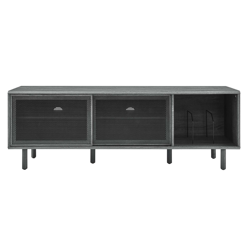 Kurtis 67" TV and Vinyl Record Stand by Modway