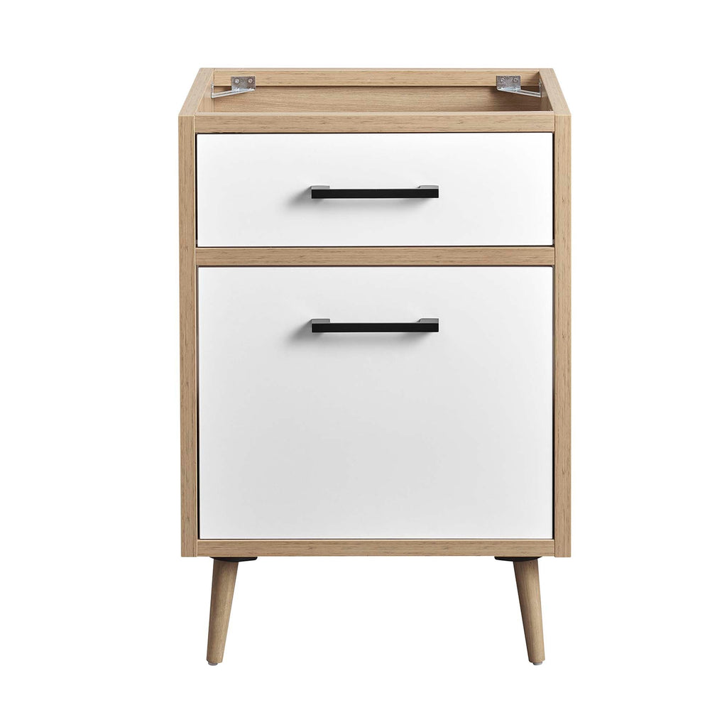 Maverick 24" Bathroom Vanity Cabinet Oak White