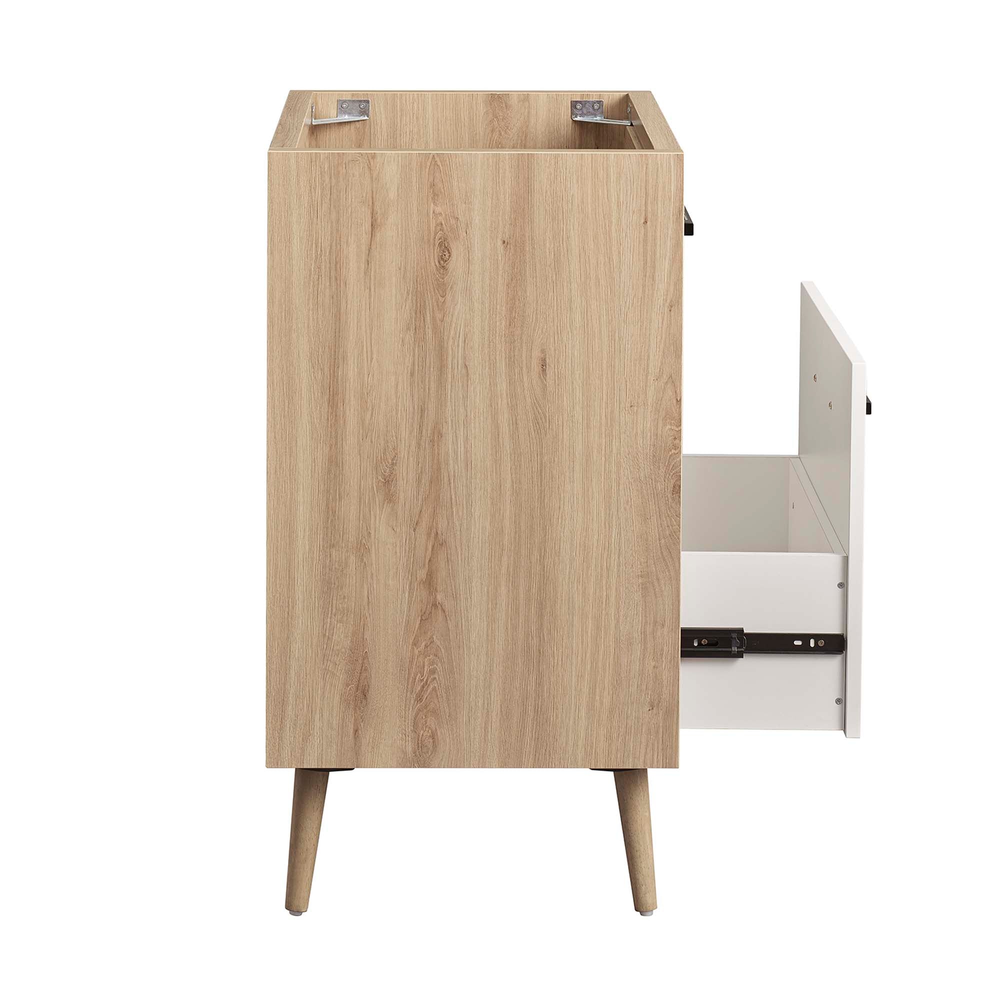 Maverick 24" Bathroom Vanity Cabinet Oak White