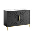 Awaken 48" Double Sink Bathroom Vanity by Modway