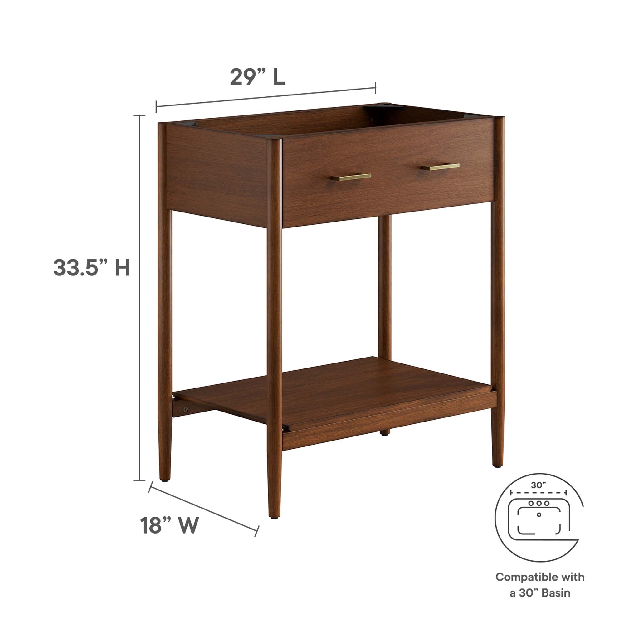 Zaire 30" Bathroom Vanity Cabinet by Modway