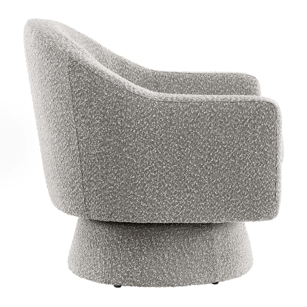 Astral Boucle Fabric Swivel Chair by Modway