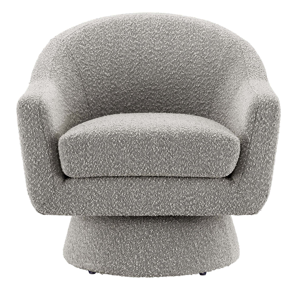 Astral Boucle Fabric Swivel Chair by Modway
