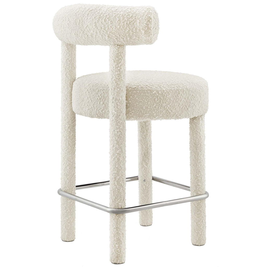 Toulouse Boucle Fabric Counter Stool by Modway