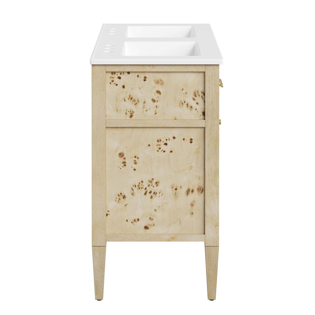 Elysian 48" Double Sink Bathroom Vanity by Modway