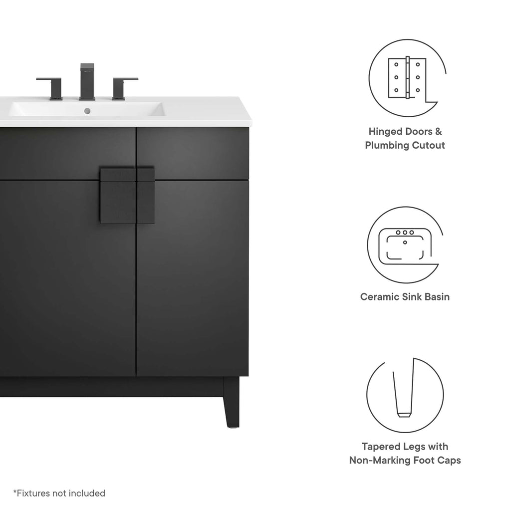 Miles 36" Bathroom Vanity by Modway