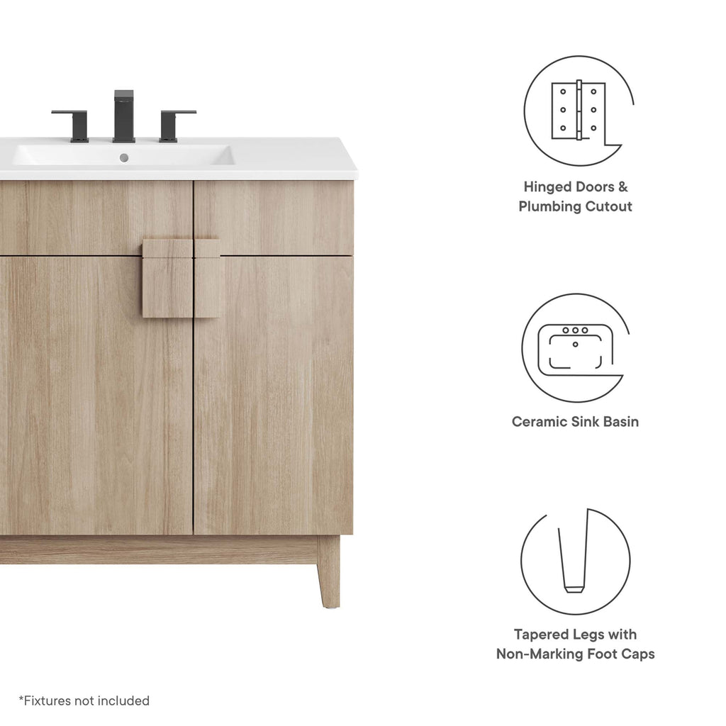 Miles 36" Bathroom Vanity by Modway