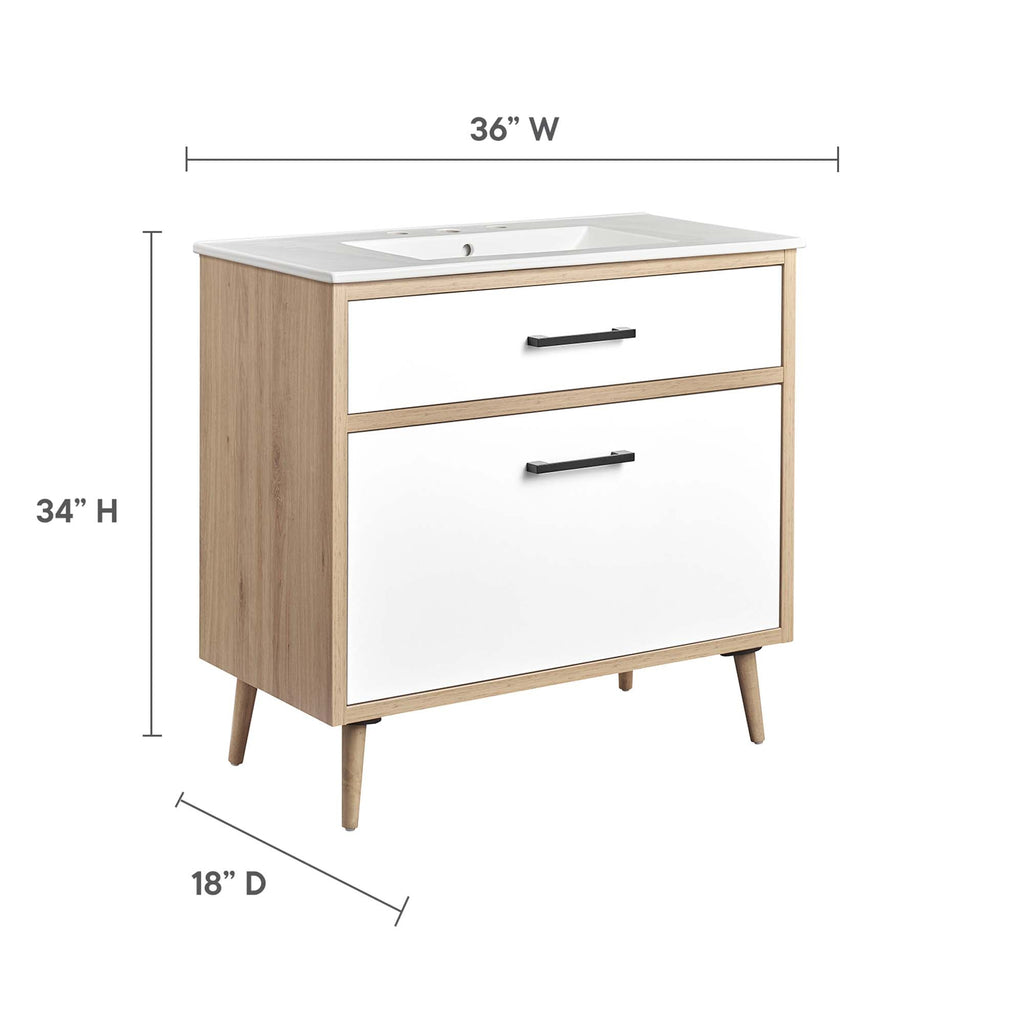 Maverick 36" Bathroom Vanity by Modway