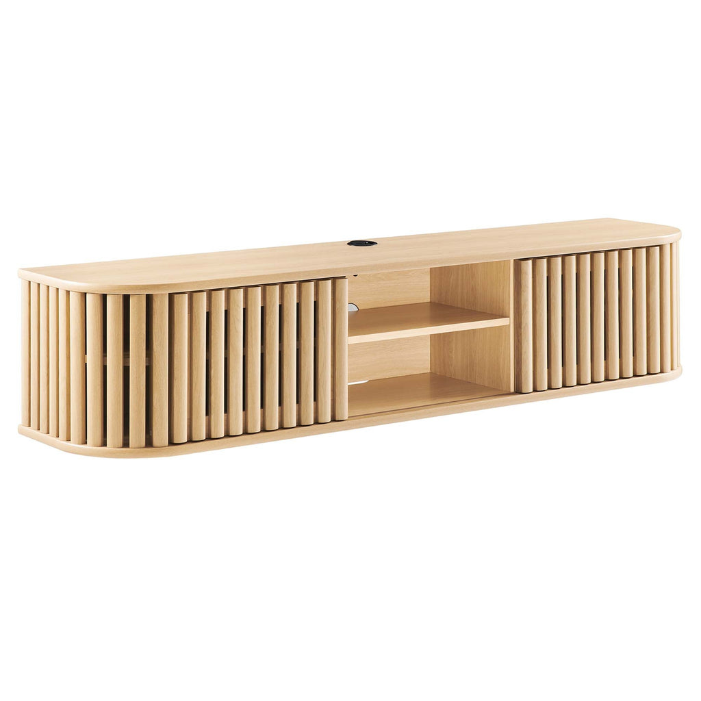 Fortitude 63" Wall-Mounted TV Stand by Modway