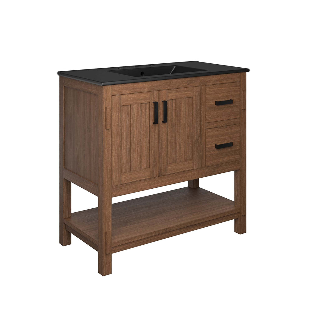 Ashlyn 36" Wood Bathroom Vanity by Modway