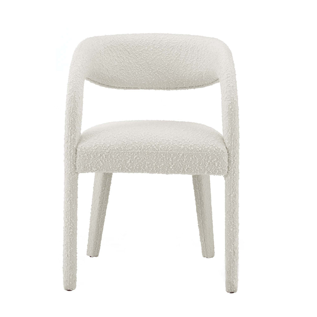 Pinnacle Boucle Upholstered Dining Chair Set of 2