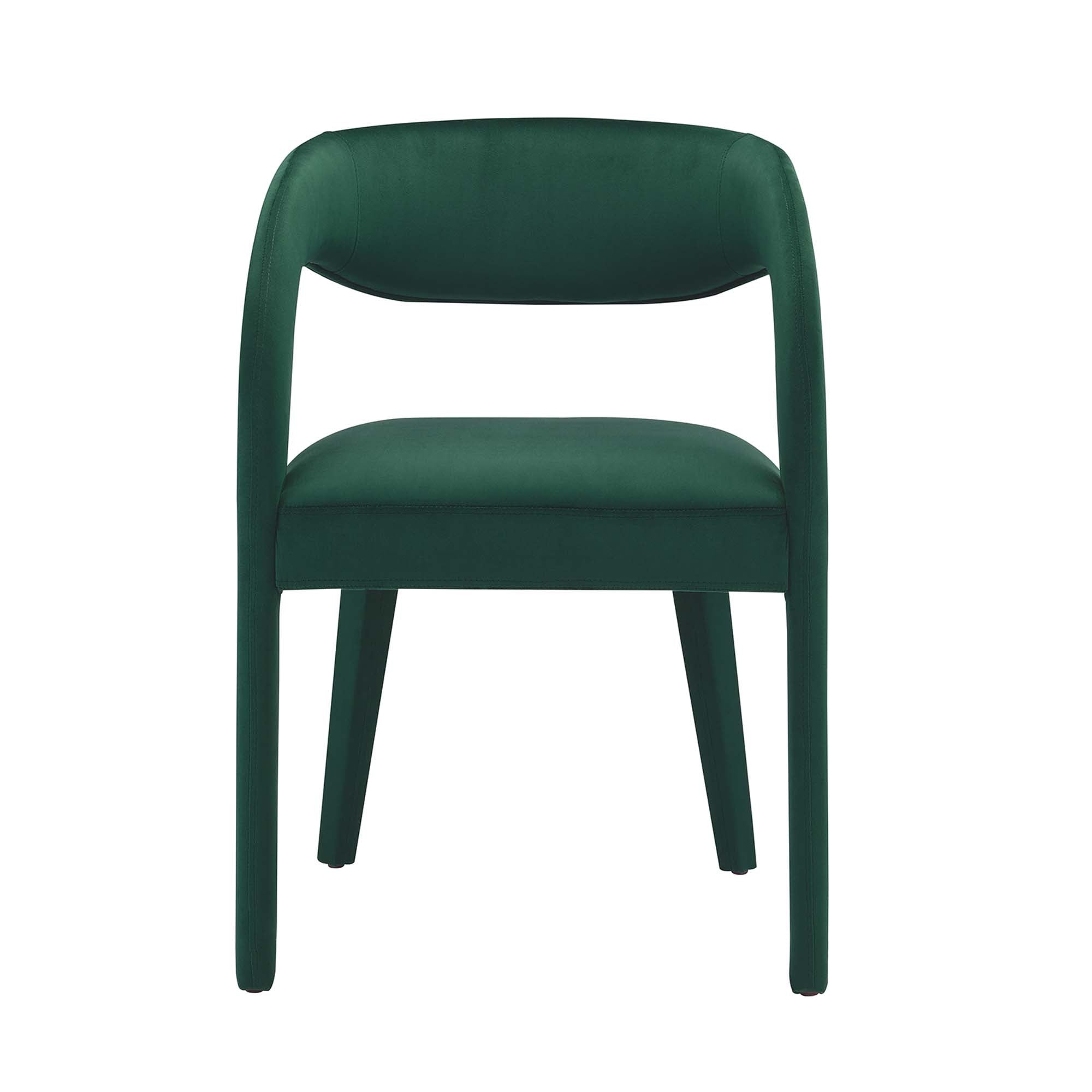 Pinnacle Performance Velvet Dining Chair Set of Two by Modway