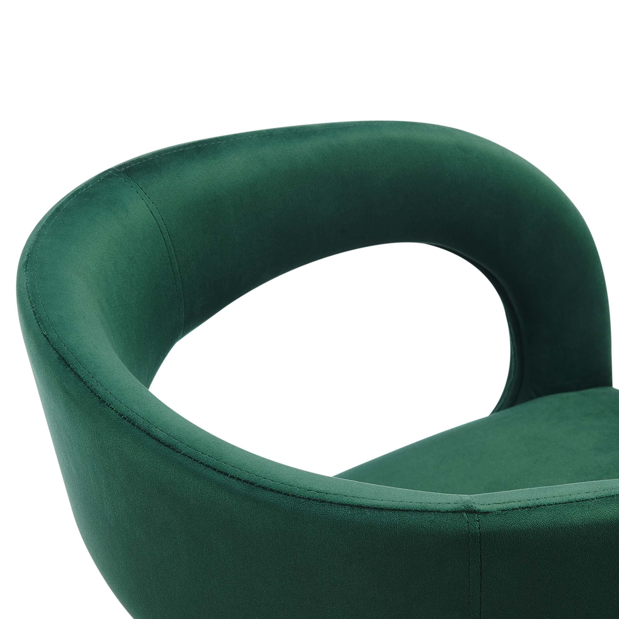 Pinnacle Performance Velvet Dining Chair Set of Two by Modway