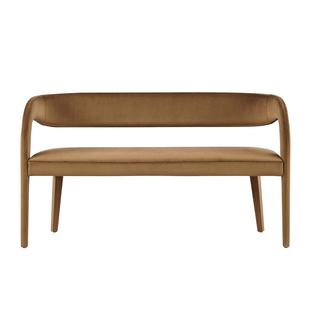 Pinnacle Performance Velvet Accent Bench by Modway