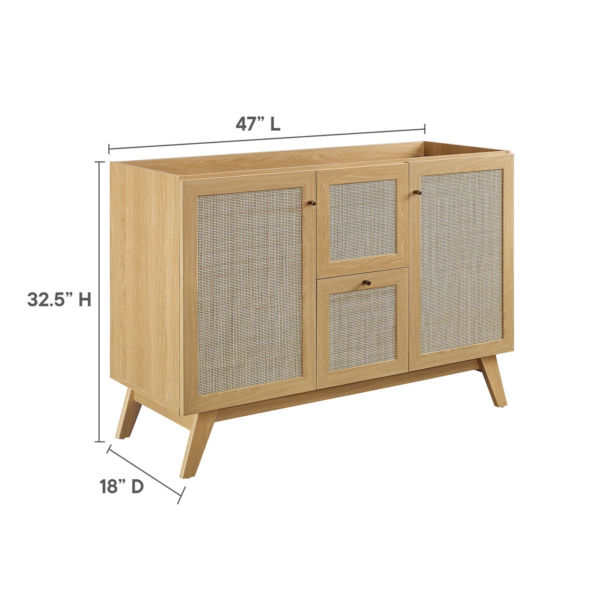 Soma 48" Bathroom Vanity Cabinet by Modway