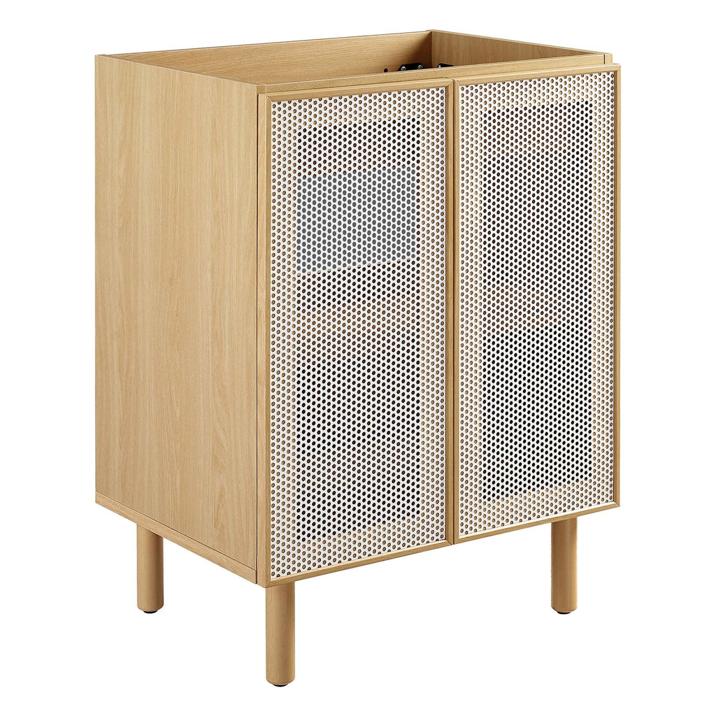 Calla 24" Perforated Metal Bathroom Vanity Cabinet