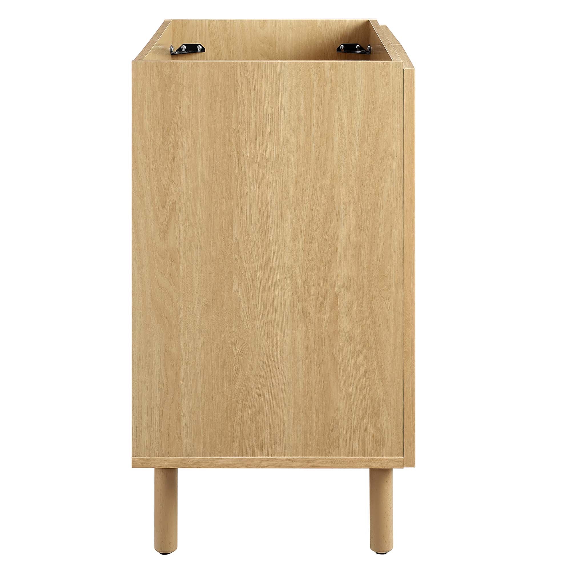 Calla 36" Perforated Metal Bathroom Vanity Cabinet by Modway