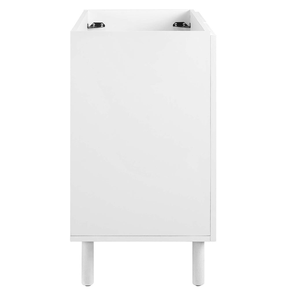 Calla 36" Perforated Metal Bathroom Vanity Cabinet by Modway